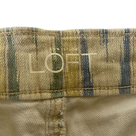 Ann Taylor Loft Multi Color Design Modern Skinny Ankle Jeans Sz 28/6 - Picture 9 of 10